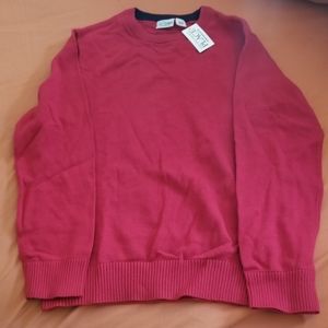 Boy's red sweater